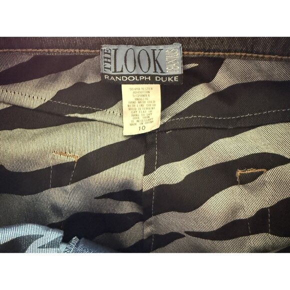 The Look By Randolph Duke Womens Charcoal Bootcut Flair Jeans 10 Lightweight EUC - Picture 6 of 6